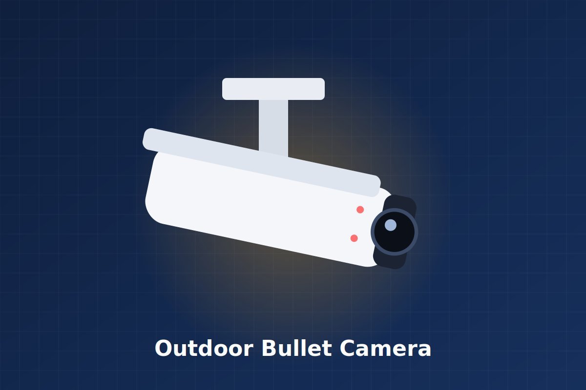 Outdoor bullet CCTV camera