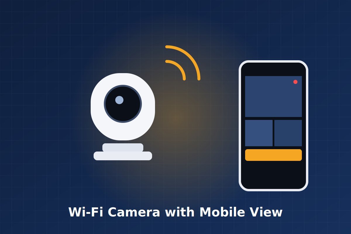 Wi-Fi CCTV camera with mobile view